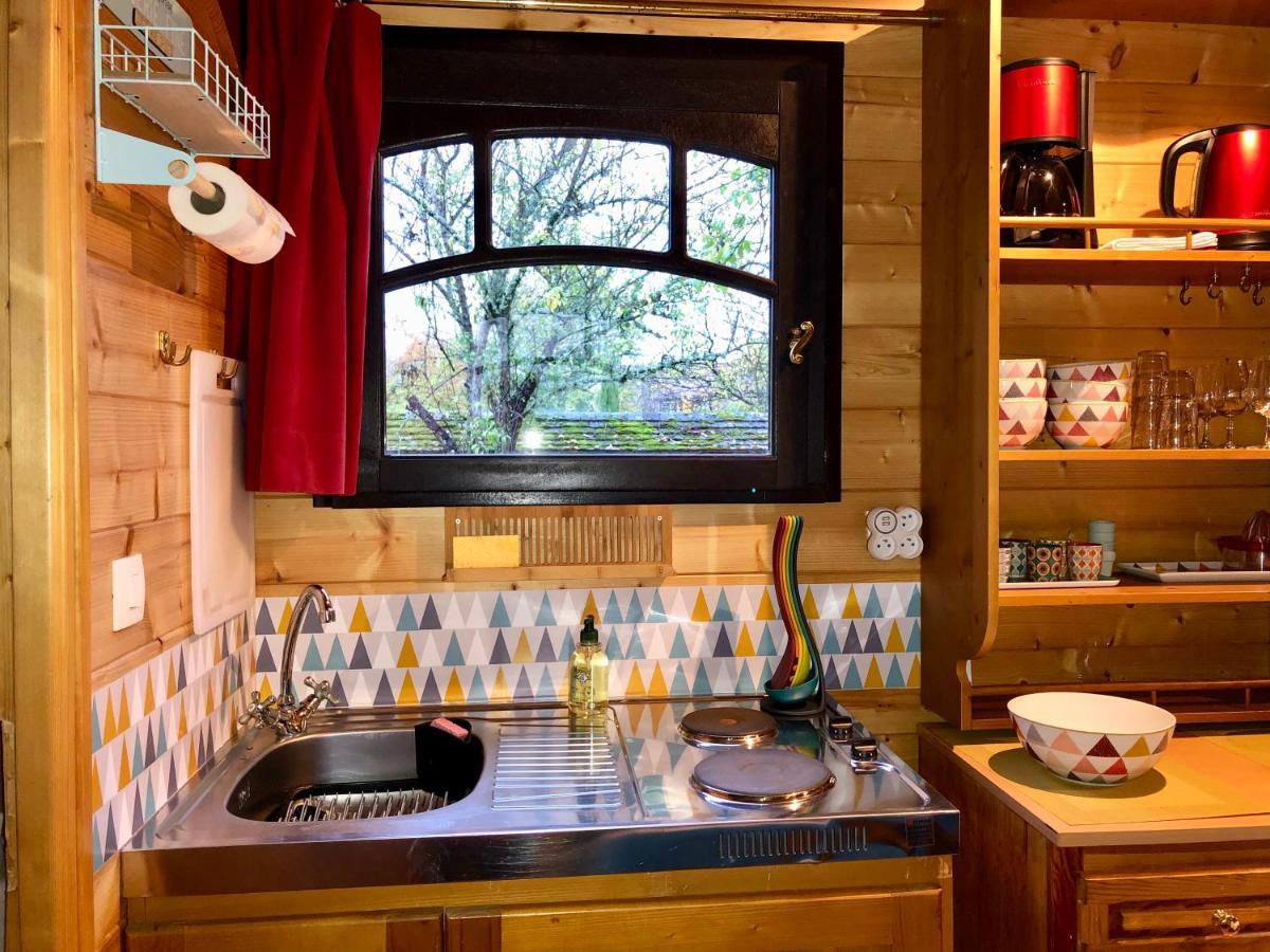 Millygite Roulotte - 4 Seasons Chalet-On-Wheels Esterno foto
